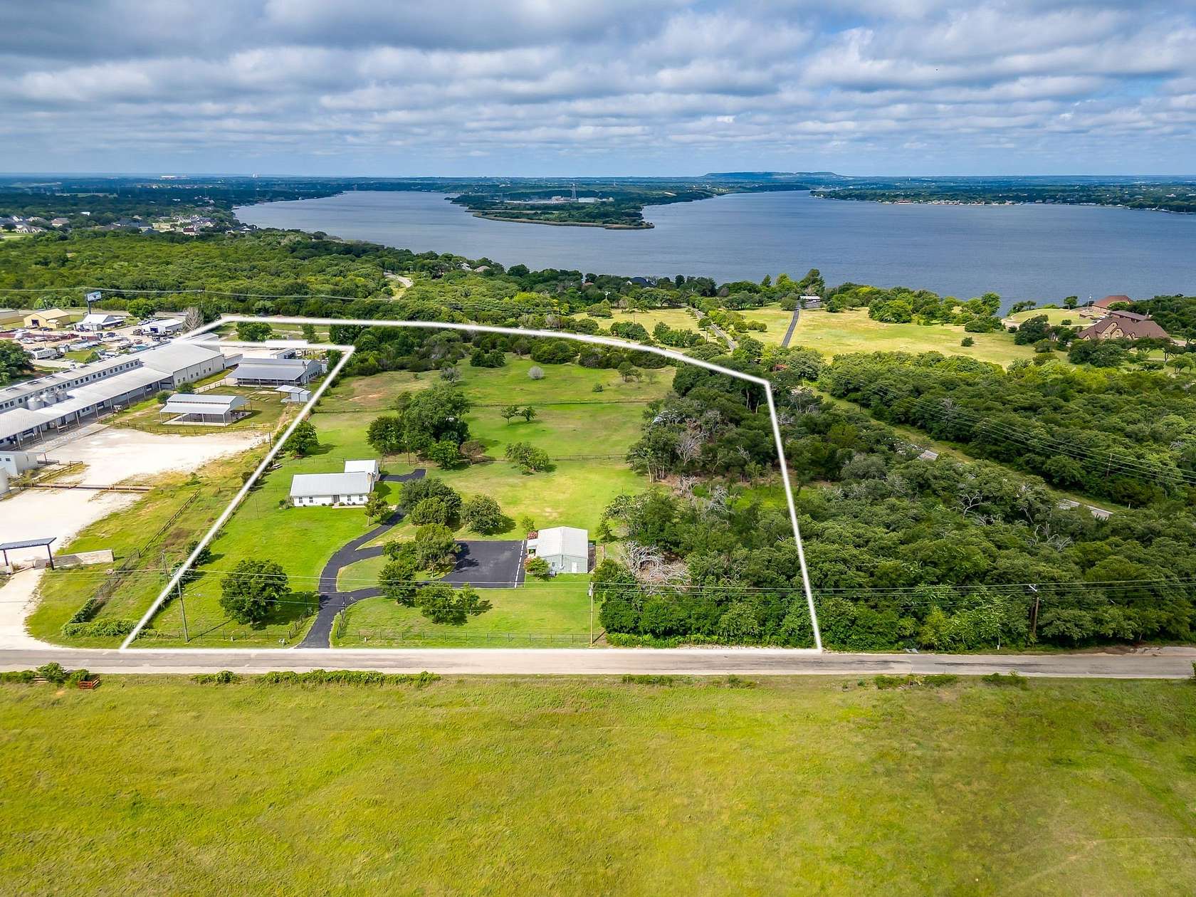 10 Acres of Land with Home for Sale in Granbury, Texas