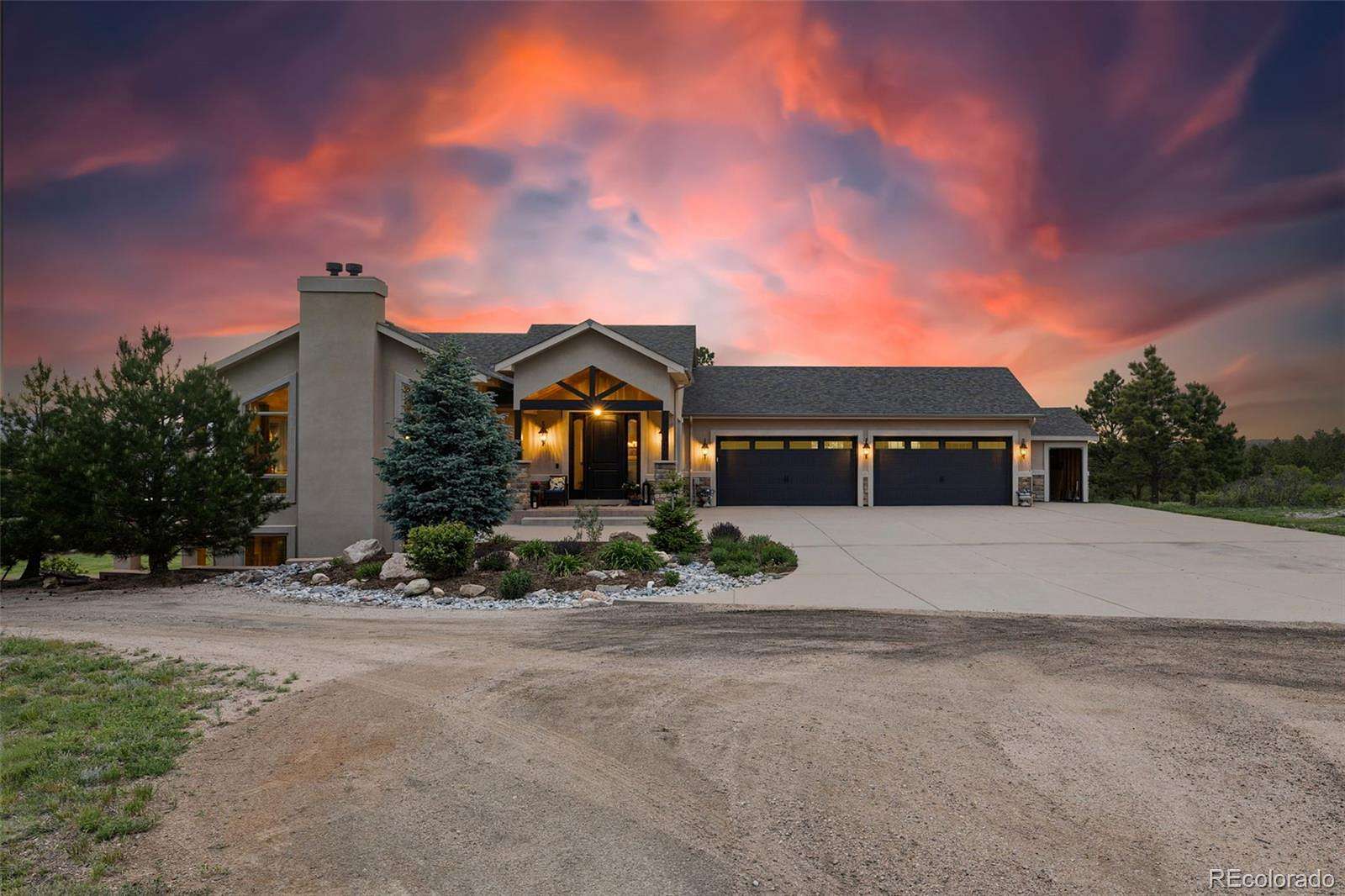 5.4 Acres of Land with Home for Sale in Colorado Springs, Colorado