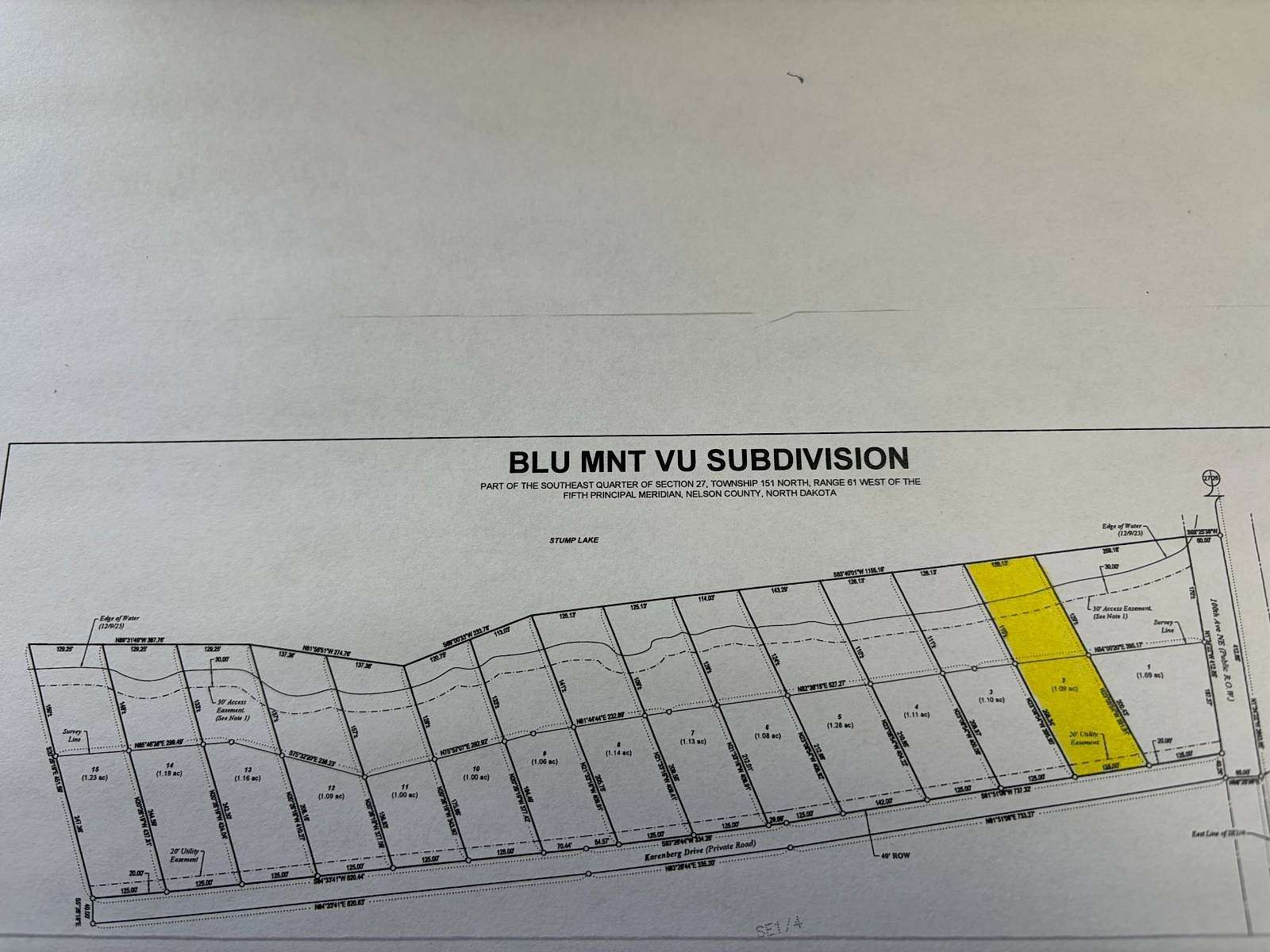 1 Acre of Residential Land for Sale in Tolna, North Dakota