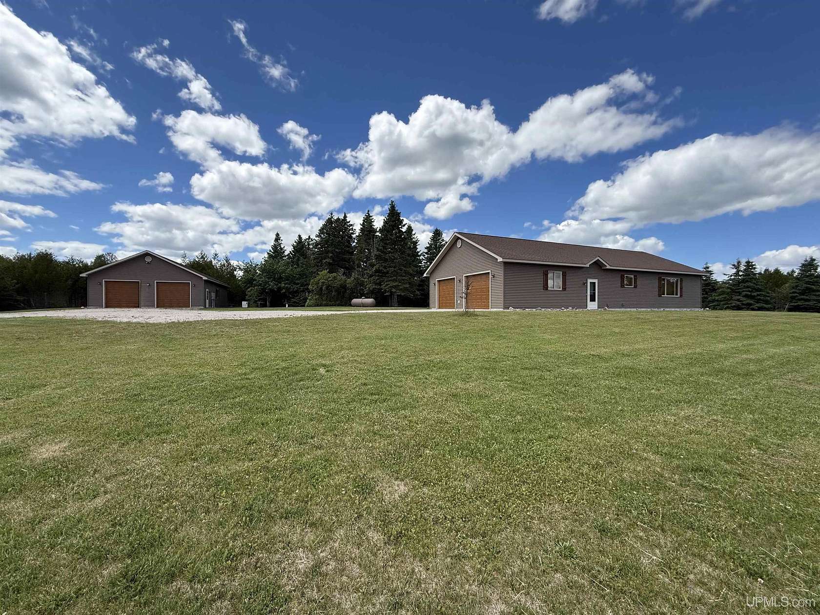 80 Acres of Recreational Land with Home for Sale in Gould City, Michigan