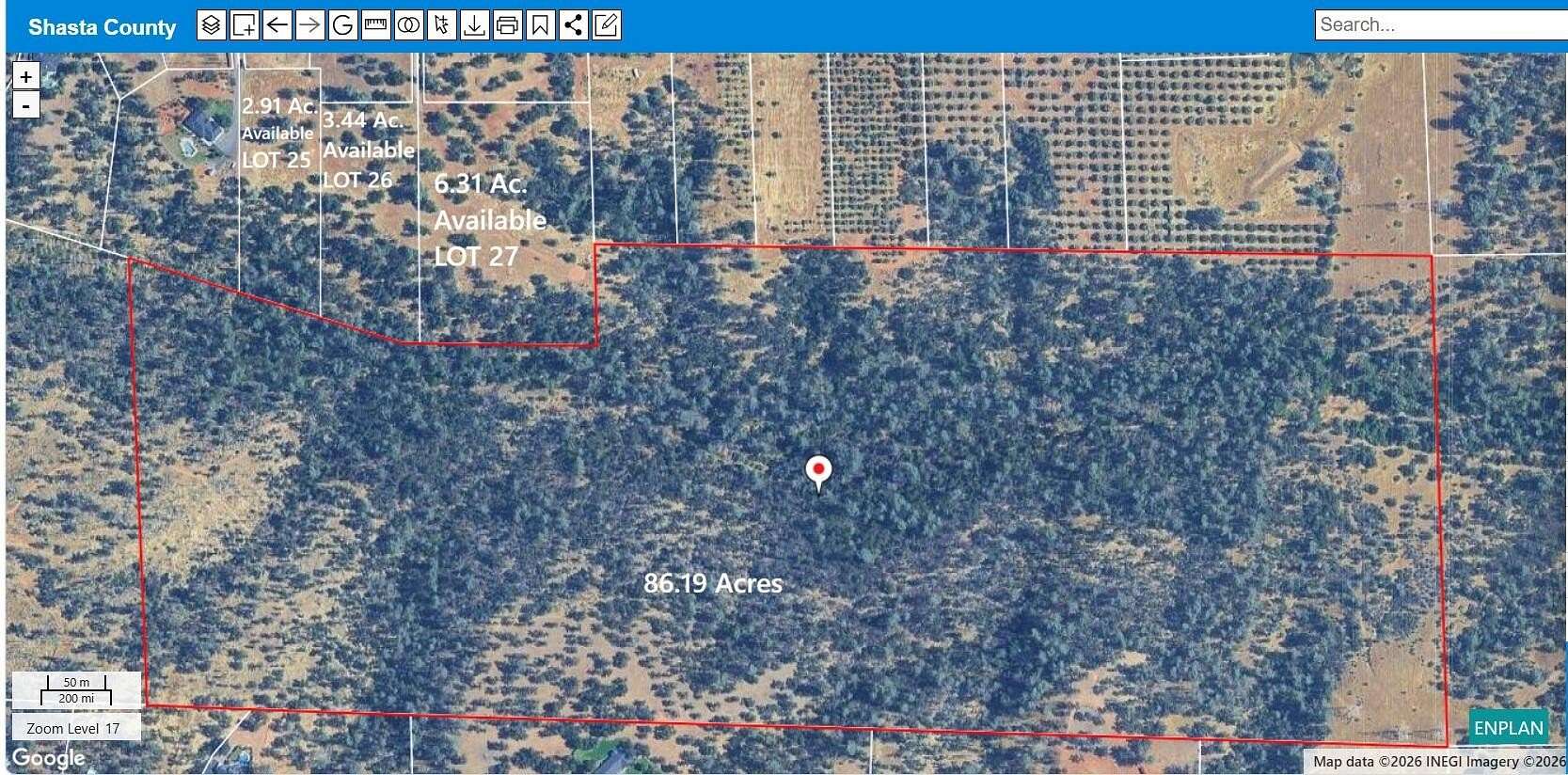 86.2 Acres of Land for Sale in Anderson, California