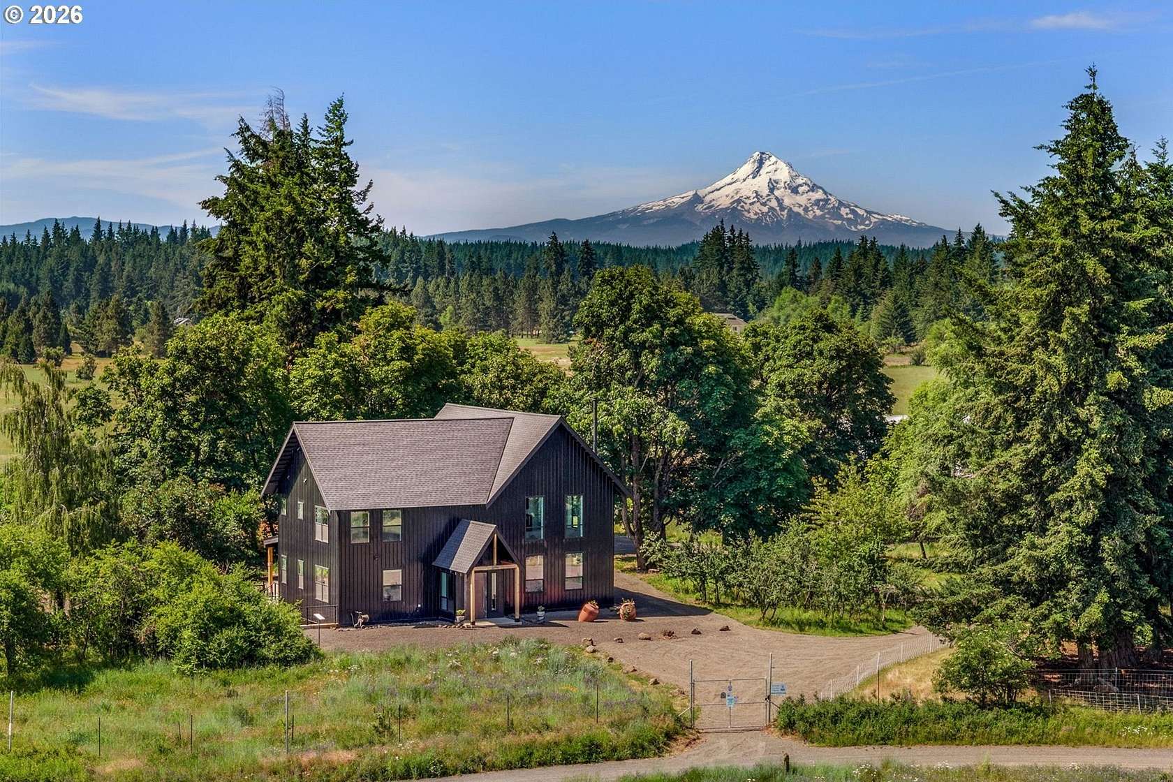 84 Acres of Agricultural Land with Home for Sale in White Salmon, Washington