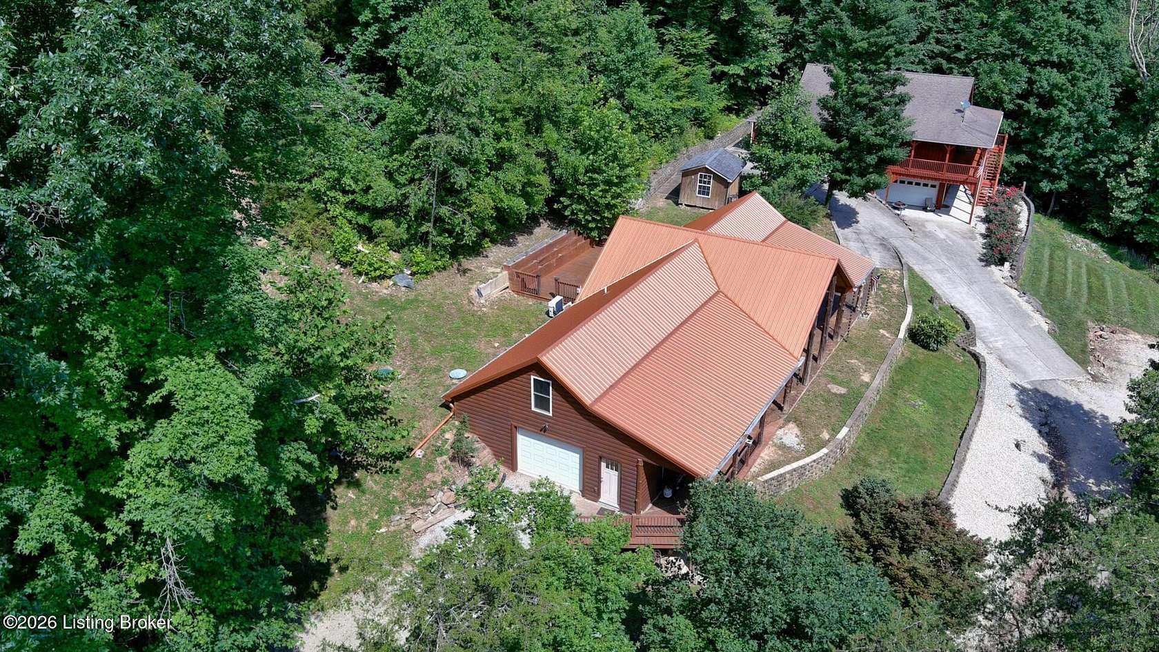 7.32 Acres of Land with Home for Sale in Cub Run, Kentucky