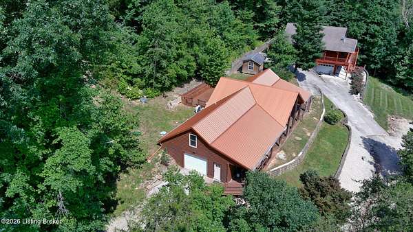 7.32 Acres of Land with Home for Sale in Cub Run, Kentucky