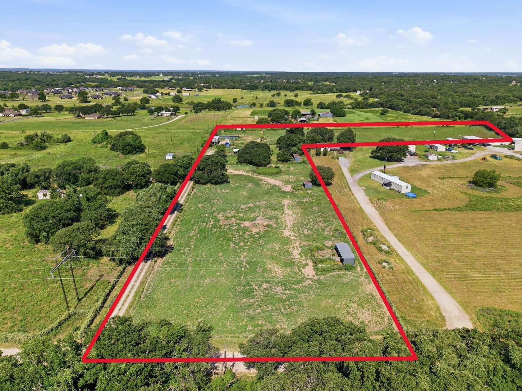 7 Acres of Land with Home for Sale in Azle, Texas