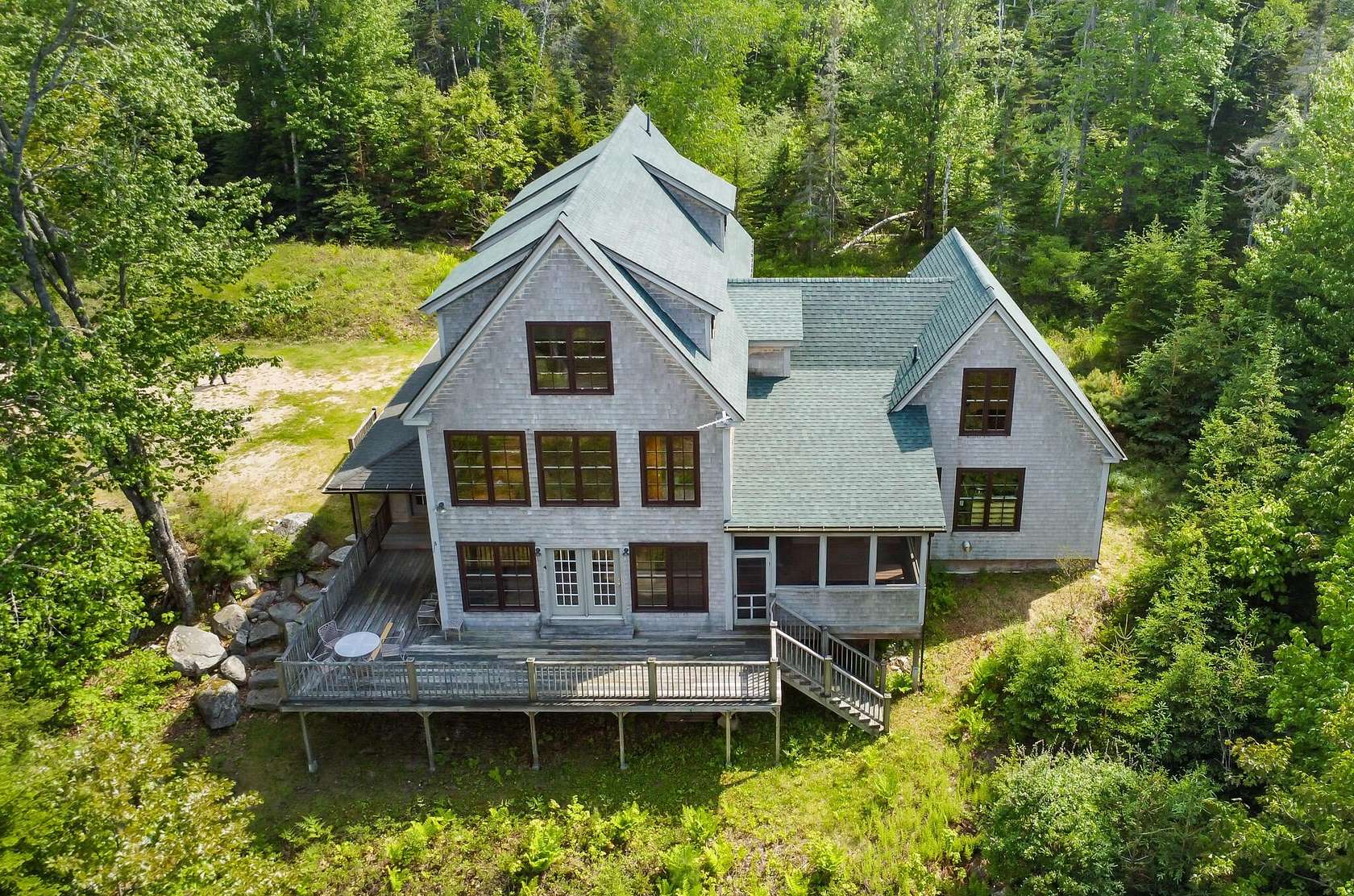 7.5 Acres of Land with Home for Sale in Brooksville, Maine