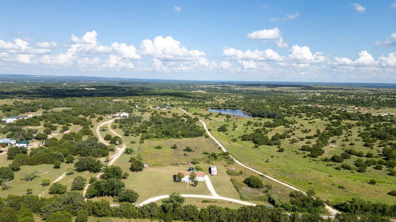 7.23 Acres of Land with Home for Sale in Lampasas, Texas