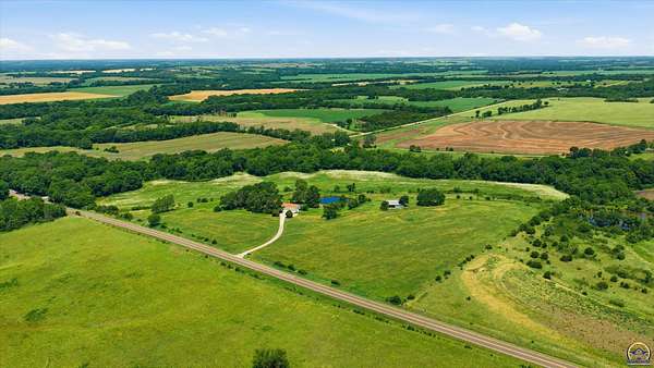 39 Acres of Recreational Land with Home for Sale in Silver Lake, Kansas