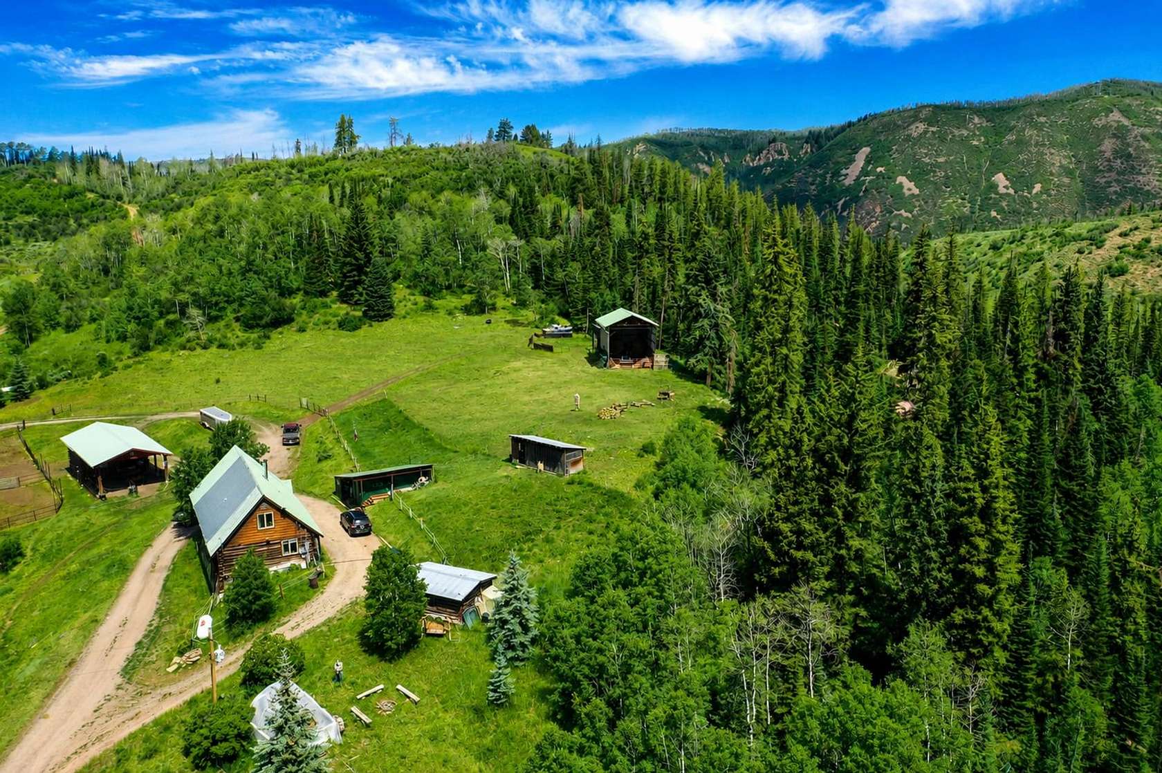 4 Acres of Land with Home for Sale in Meeker, Colorado
