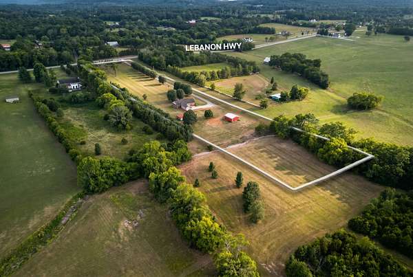 5 Acres of Land with Home for Sale in Lebanon, Tennessee