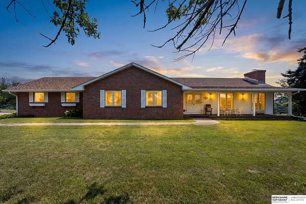 25 Acres of Agricultural Land with Home for Sale in Fort Calhoun, Nebraska