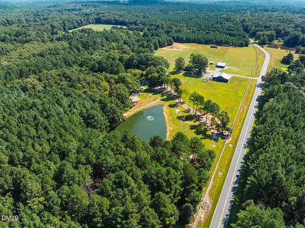 33 Acres of Agricultural Land with Home for Sale in Pittsboro, North Carolina