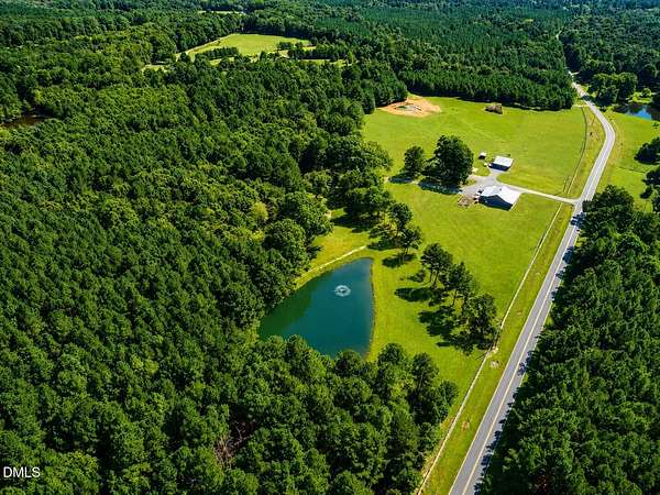 33 Acres of Agricultural Land with Home for Sale in Pittsboro, North Carolina