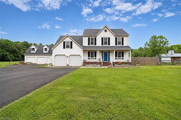 4 Acres of Land with Home for Sale in Chesapeake, Virginia