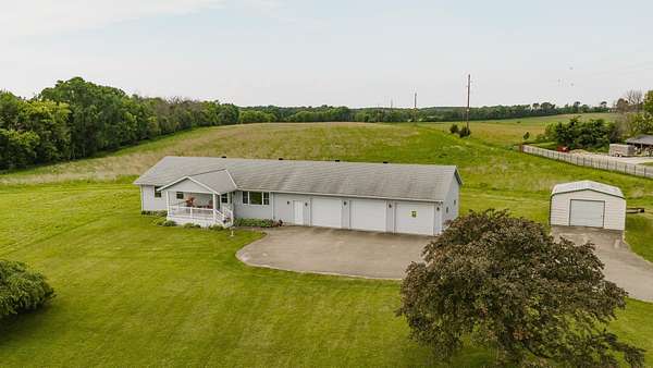 36.6 Acres of Recreational Land with Home for Sale in Osage, Iowa
