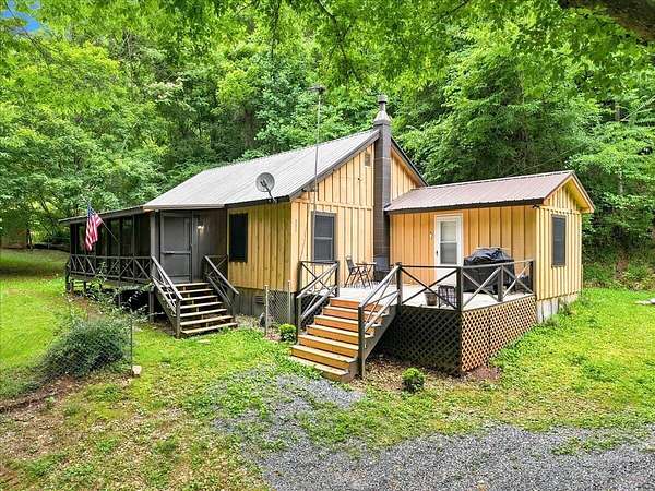 11.4 Acres of Land with Home for Sale in Newport, Tennessee