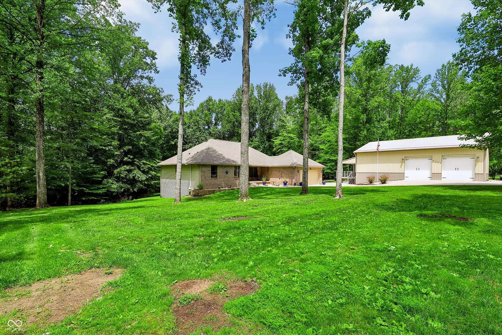 5 Acres of Land with Home for Sale in Martinsville, Indiana