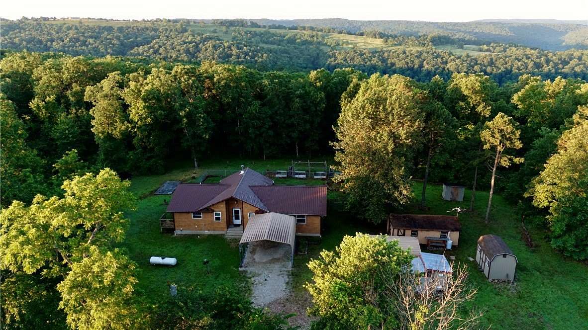 35 Acres of Land with Home for Sale in Jasper, Arkansas