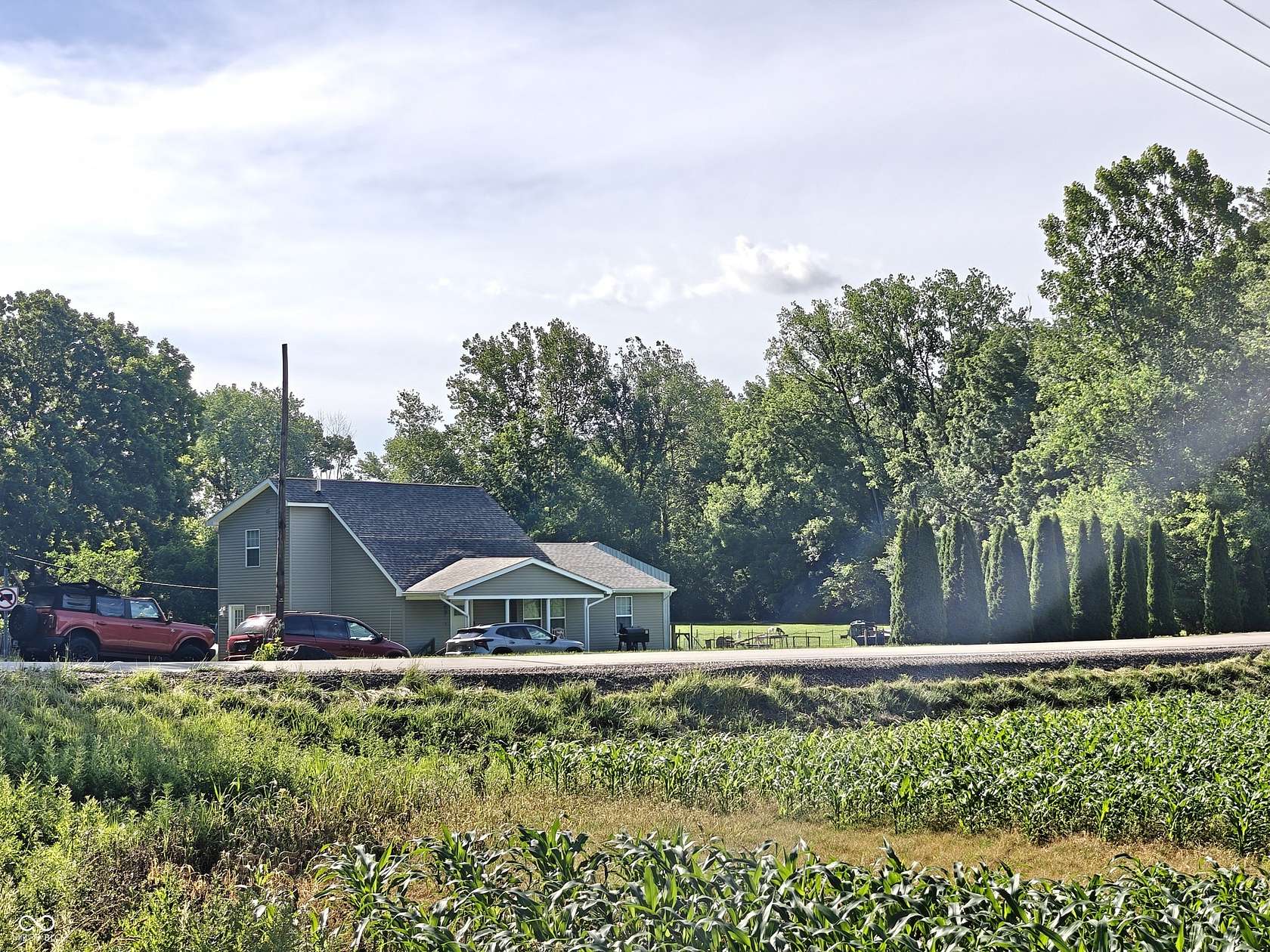 5.19 Acres of Land with Home for Sale in Shelbyville, Indiana