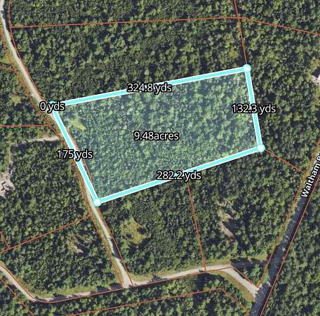 9.48 Acres of Residential Land for Sale in Waltham, Maine