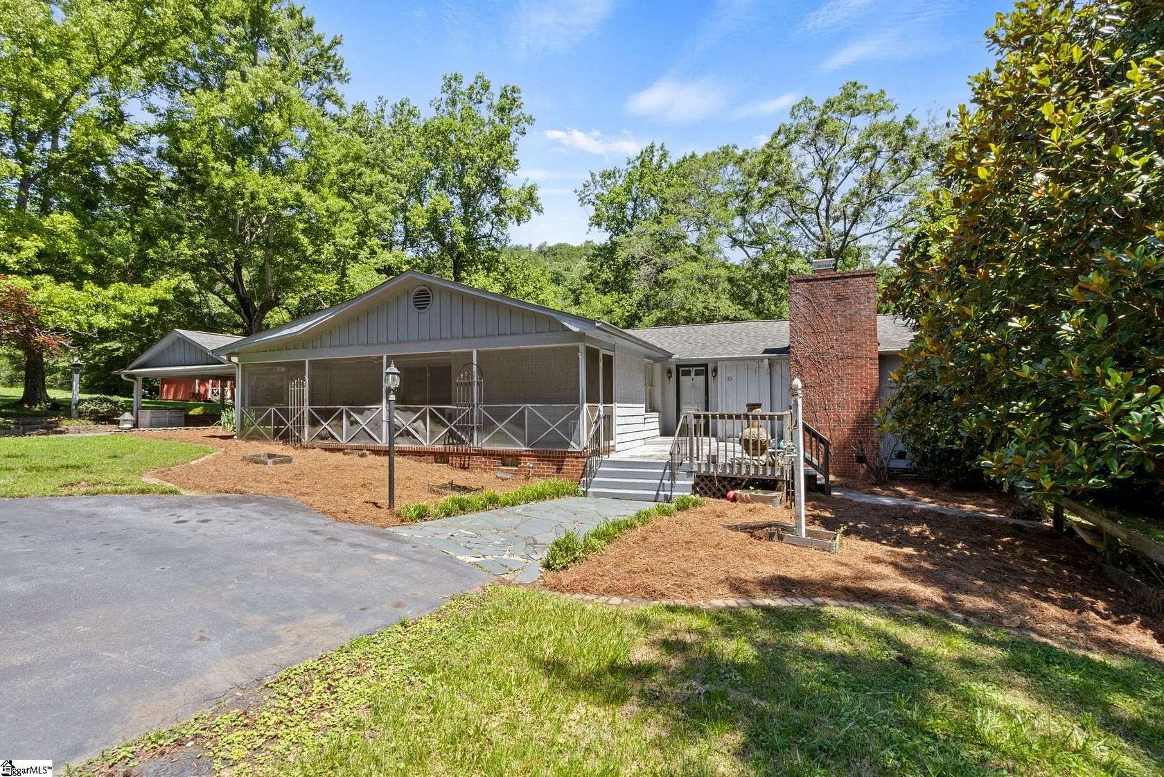 13.9 Acres of Land with Home for Sale in Cleveland, South Carolina
