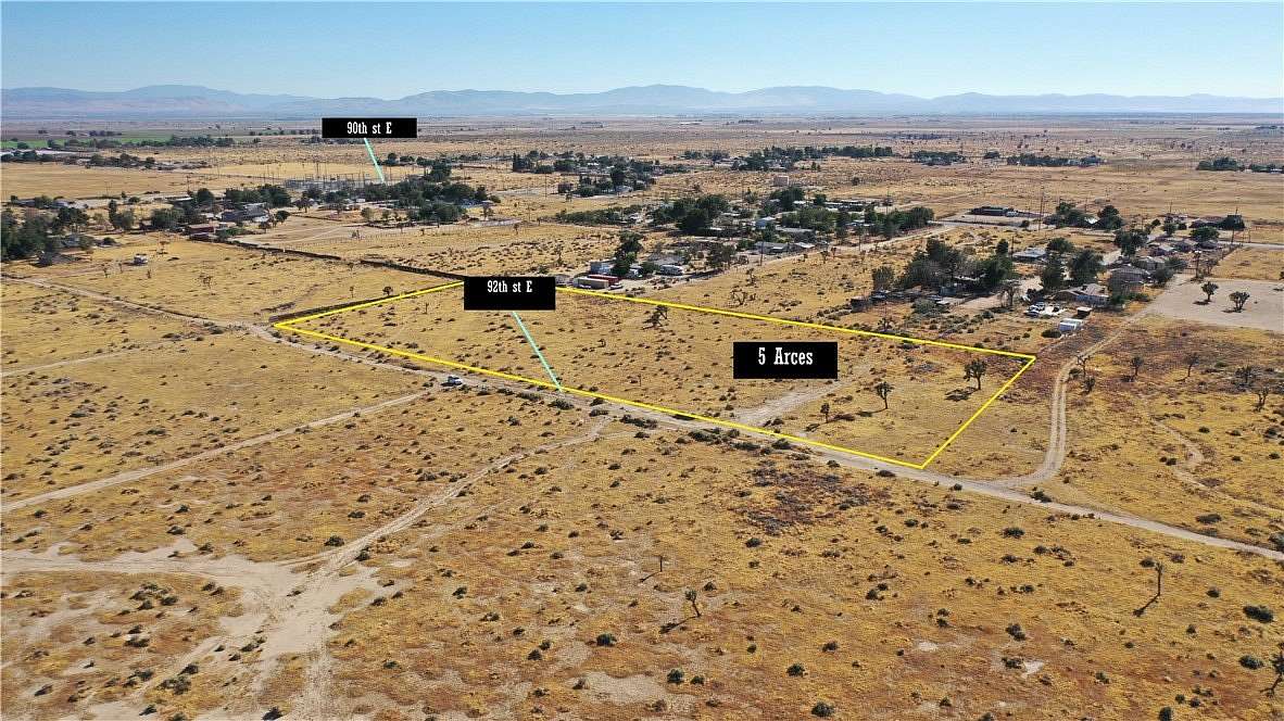 5.12 Acres of Residential Land for Sale in Lancaster, California