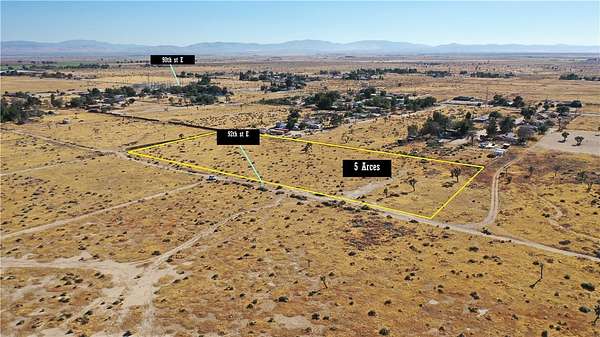 5.12 Acres of Residential Land for Sale in Lancaster, California