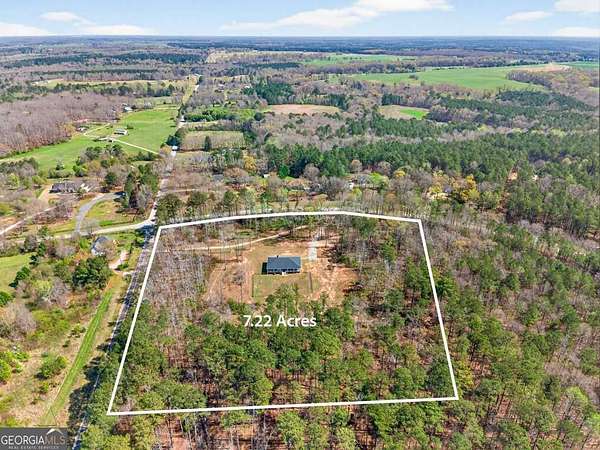 7.22 Acres of Land with Home for Sale in Mansfield, Georgia