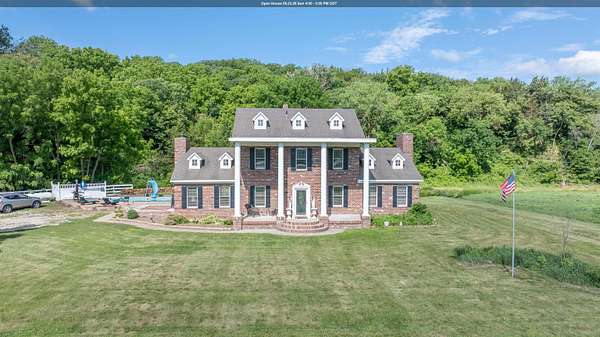 22.7 Acres of Recreational Land with Home for Sale in Castana, Iowa