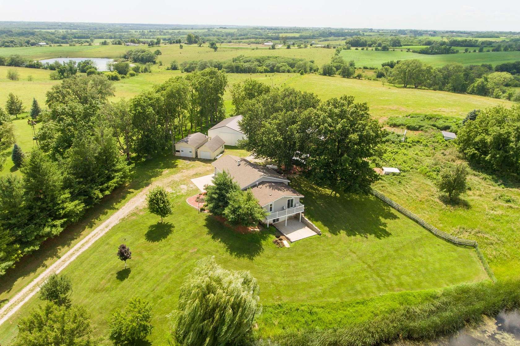 13 Acres of Land with Home for Sale in Indianola, Iowa