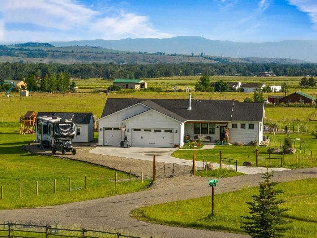 2.14 Acres of Land with Home for Sale in Gallatin Gateway, Montana