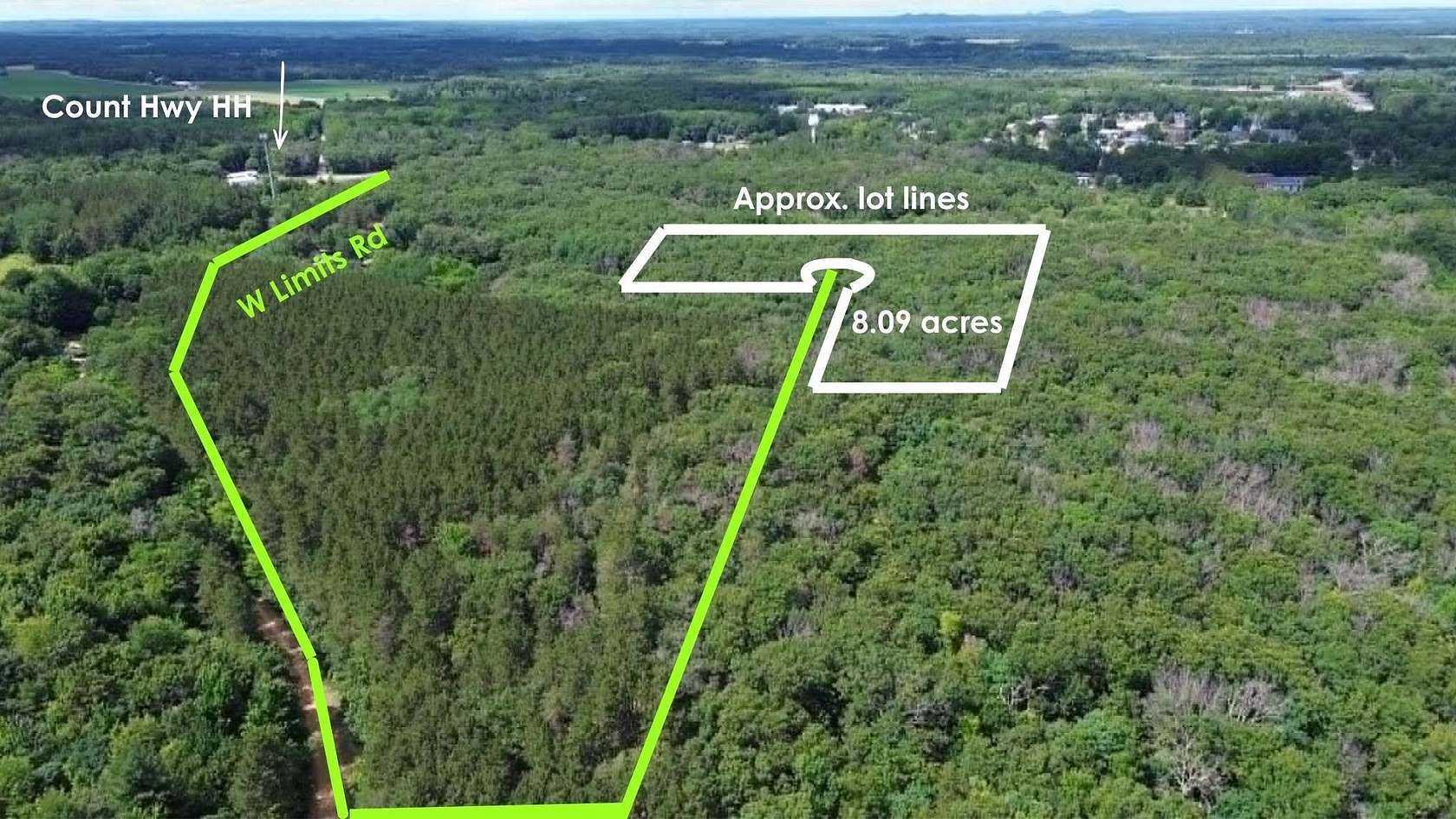 8 Acres of Residential Land for Sale in Lyndon Station, Wisconsin