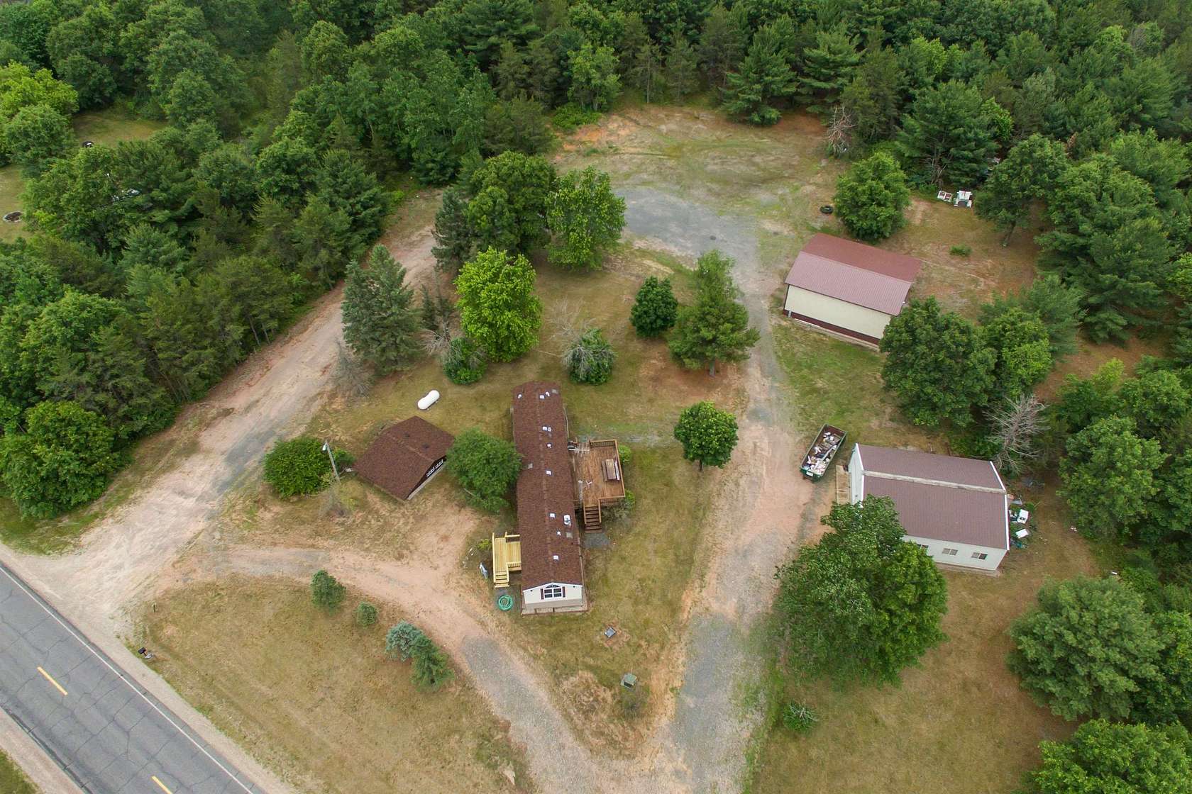 9.5 Acres of Land with Home for Sale in Arkdale, Wisconsin