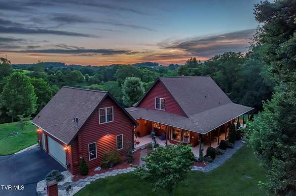 5.62 Acres of Land with Home for Sale in Elizabethton, Tennessee