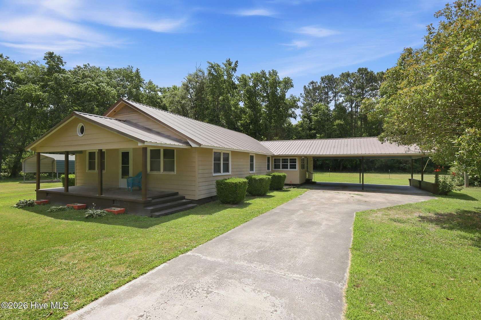 3.12 Acres of Land with Home for Sale in Blounts Creek, North Carolina