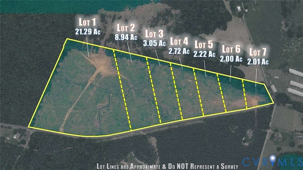 42.6 Acres of Land for Sale in Cumberland, Virginia