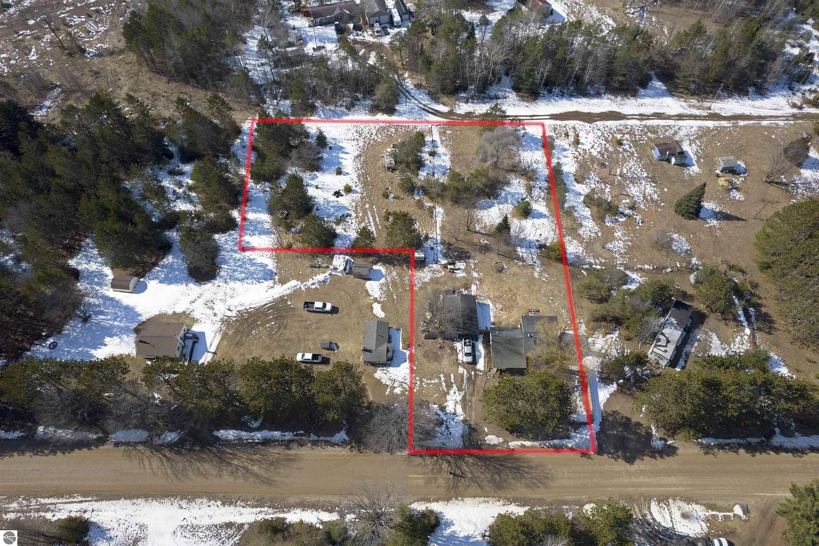 1.5 Acres of Land with Home for Sale in Kalkaska, Michigan