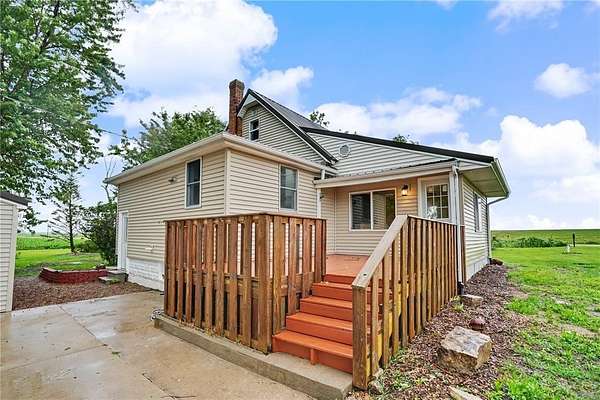 1.5 Acres of Land with Home for Sale in Lowden, Iowa