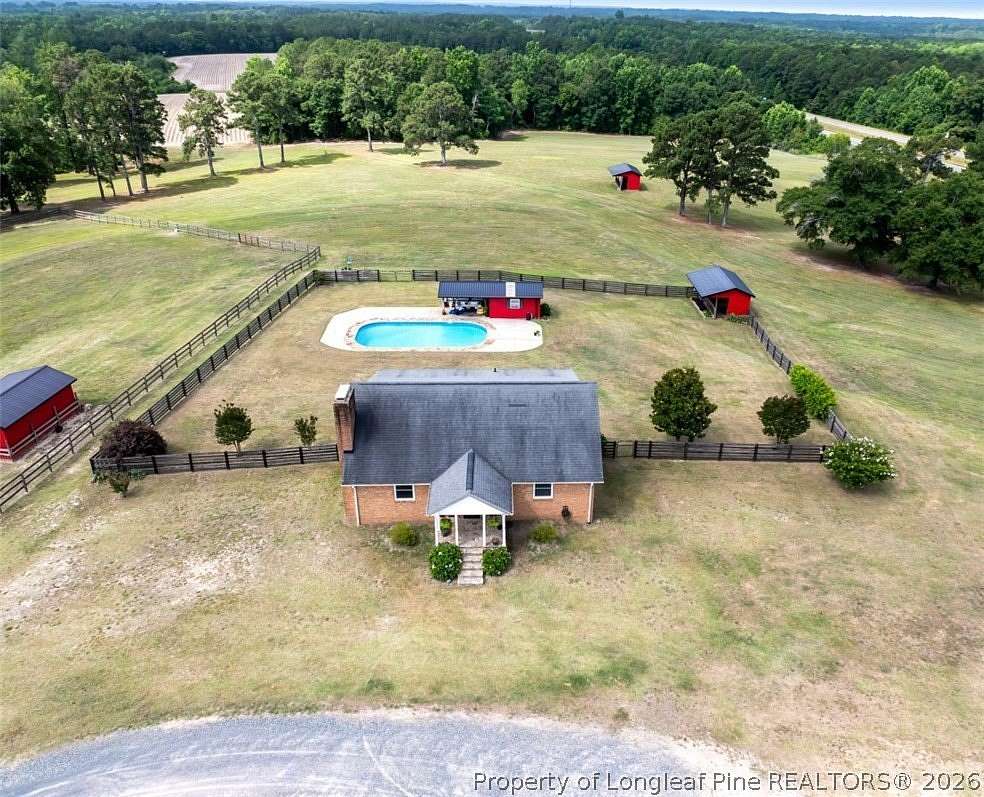 23.7 Acres of Agricultural Land with Home for Sale in Cameron, North Carolina