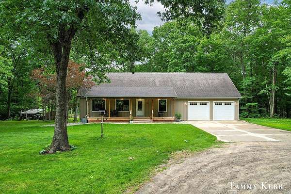 10 Acres of Recreational Land with Home for Sale in Fennville, Michigan
