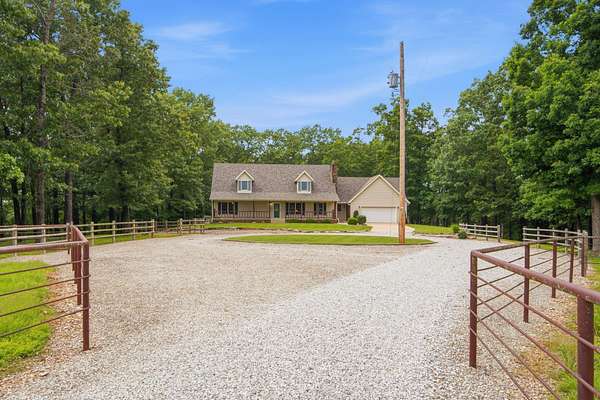 20 Acres of Land with Home for Sale in Highlandville, Missouri