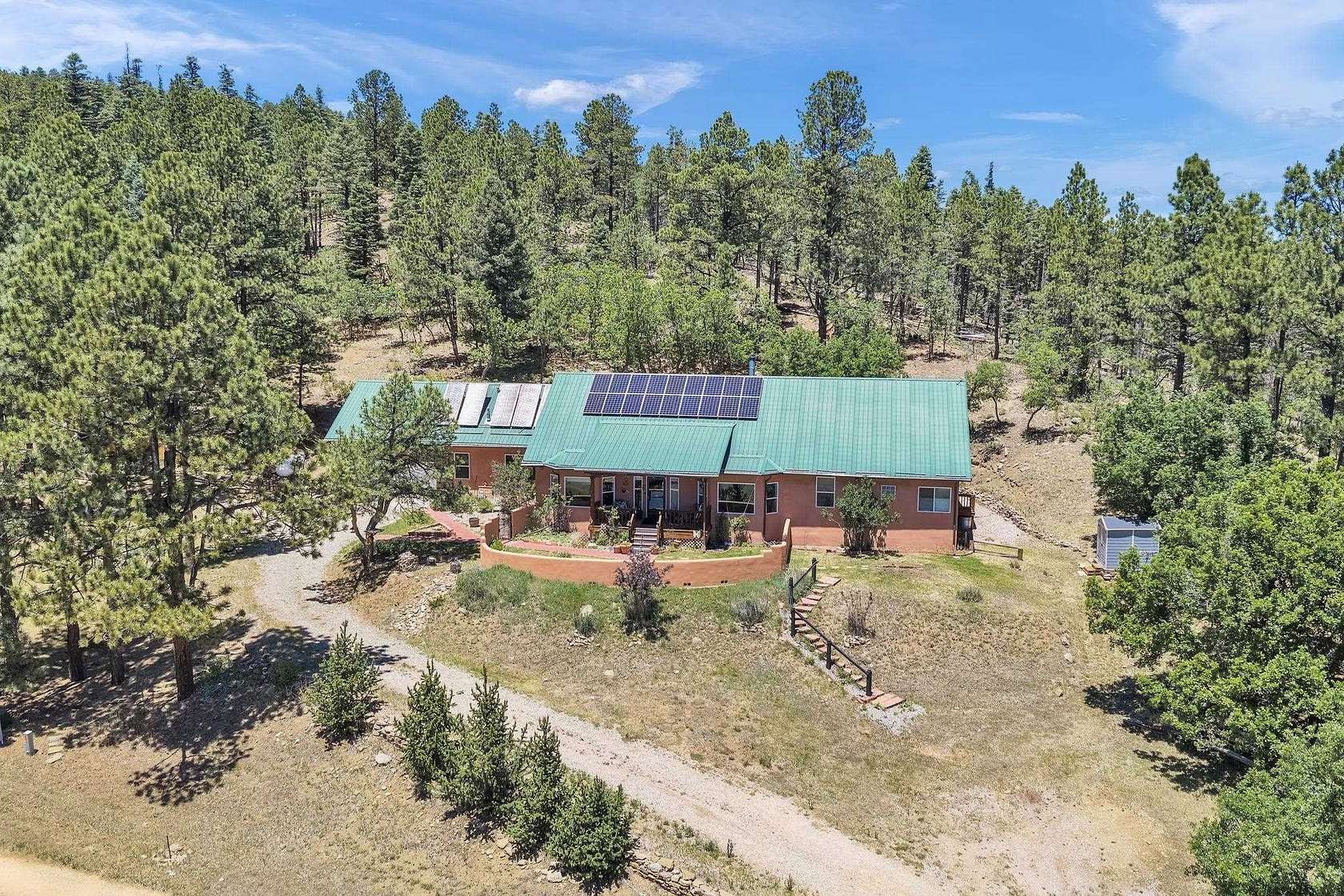18.9 Acres of Land with Home for Sale in Black Lake, New Mexico
