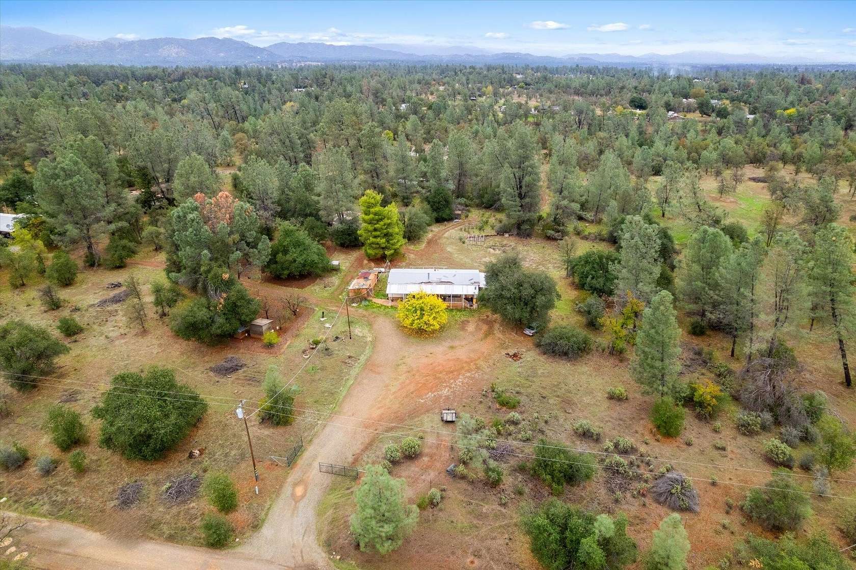 10 Acres of Land with Home for Sale in Anderson, California