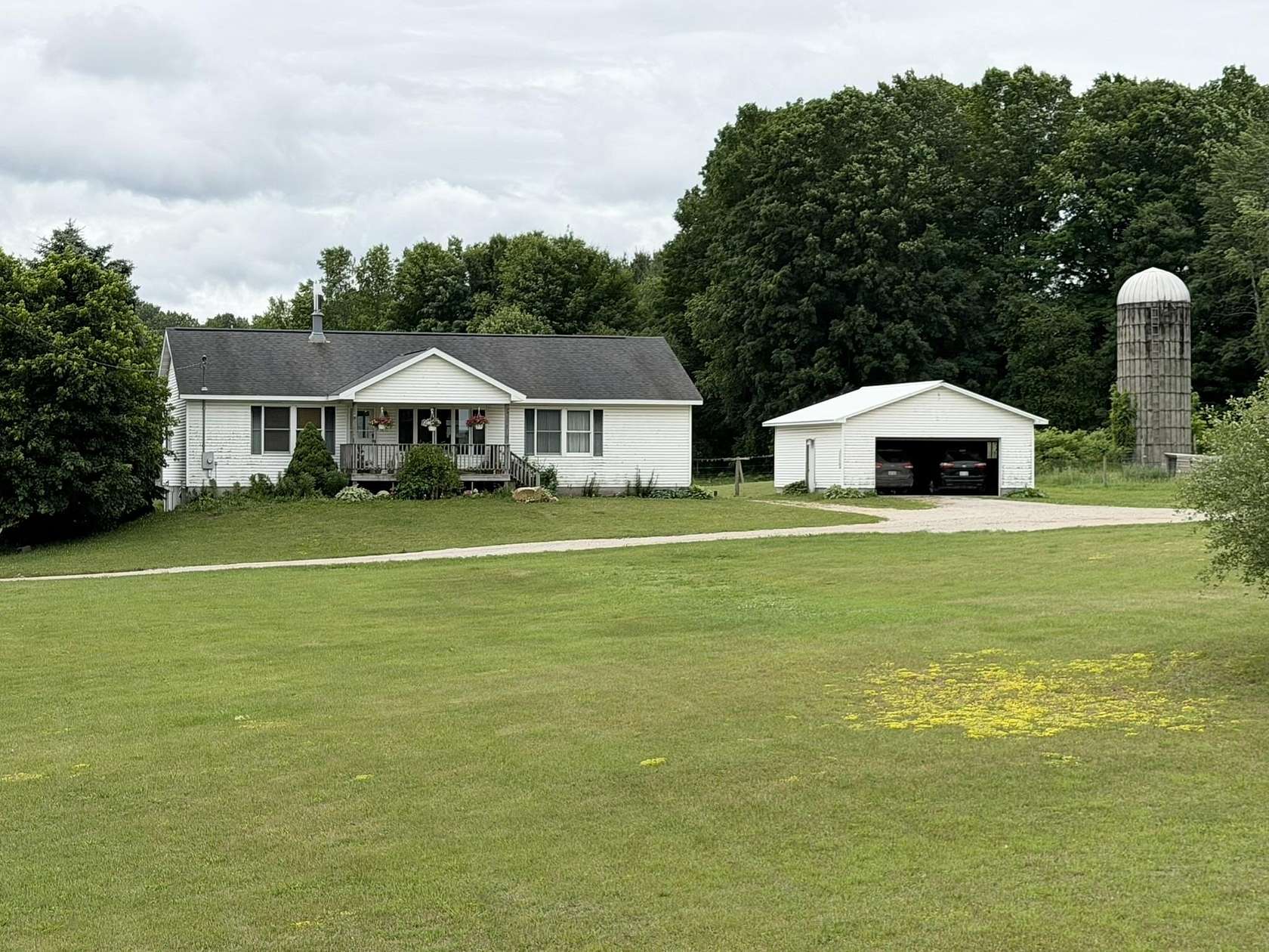 40 Acres of Land with Home for Sale in Brethren, Michigan