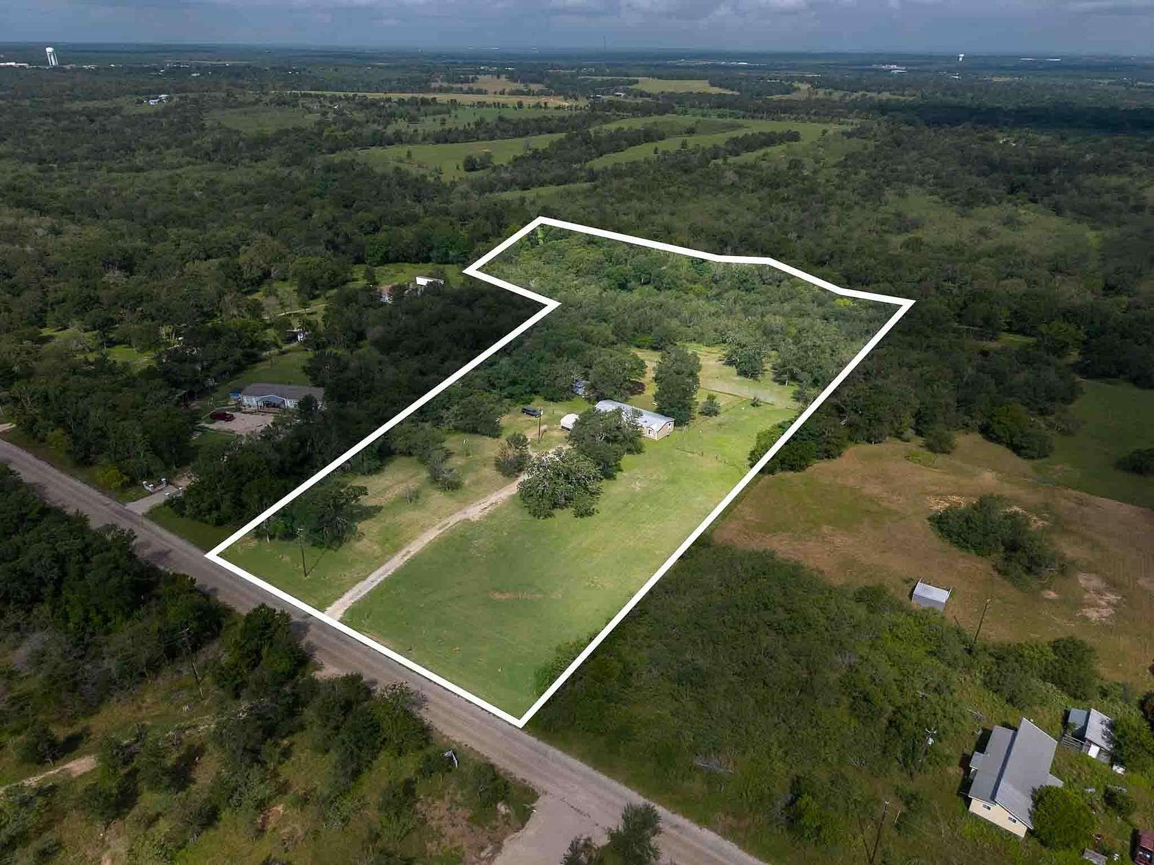 7.58 Acres of Land with Home for Sale in Cedar Creek, Texas