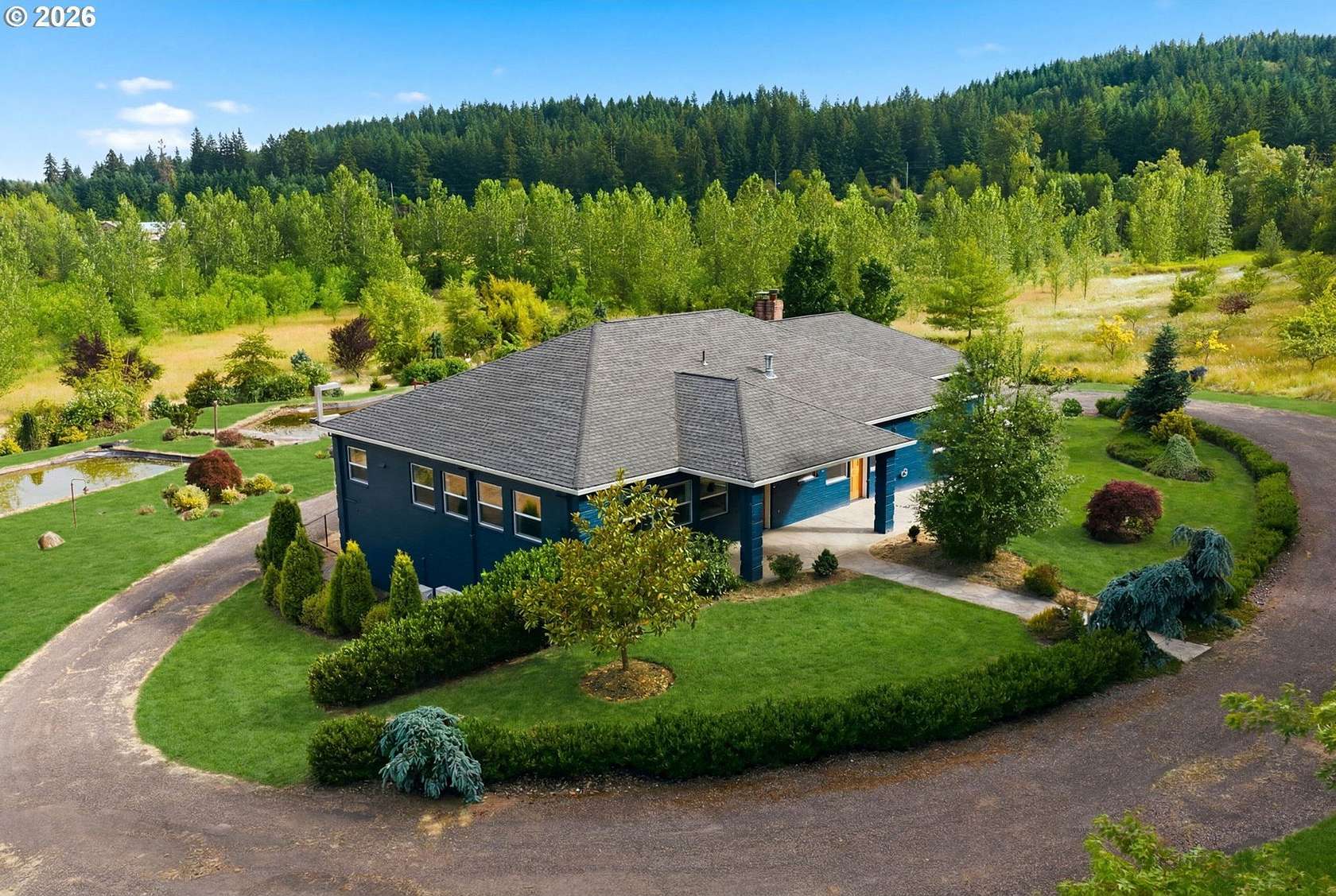 31.6 Acres of Agricultural Land with Home for Sale in Battle Ground, Washington