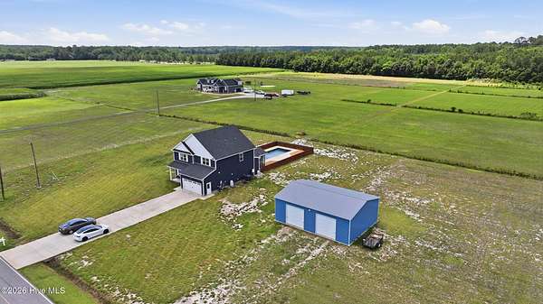 10.5 Acres of Land with Home for Sale in Camden, North Carolina