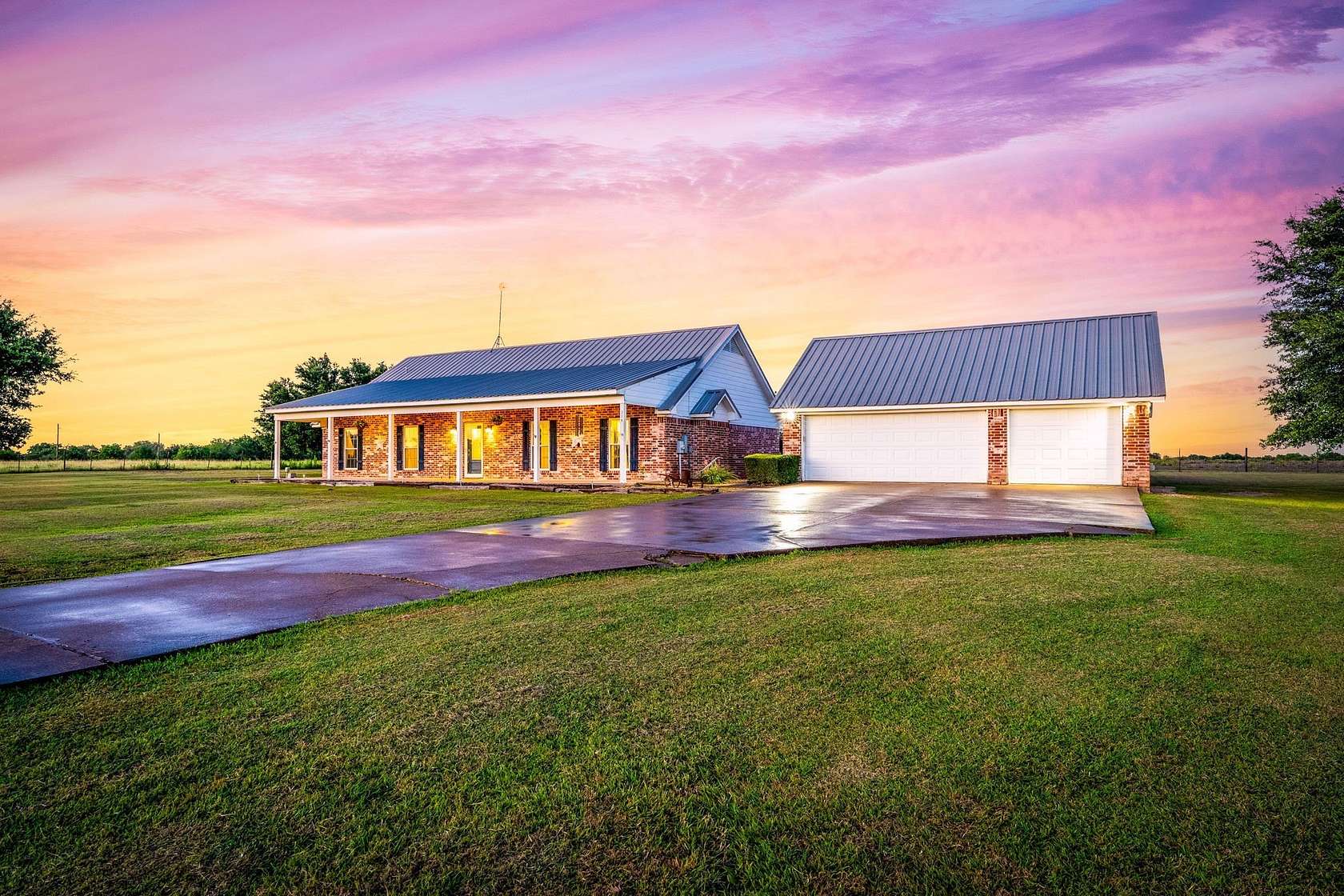 5.56 Acres of Land with Home for Sale in Lorena, Texas