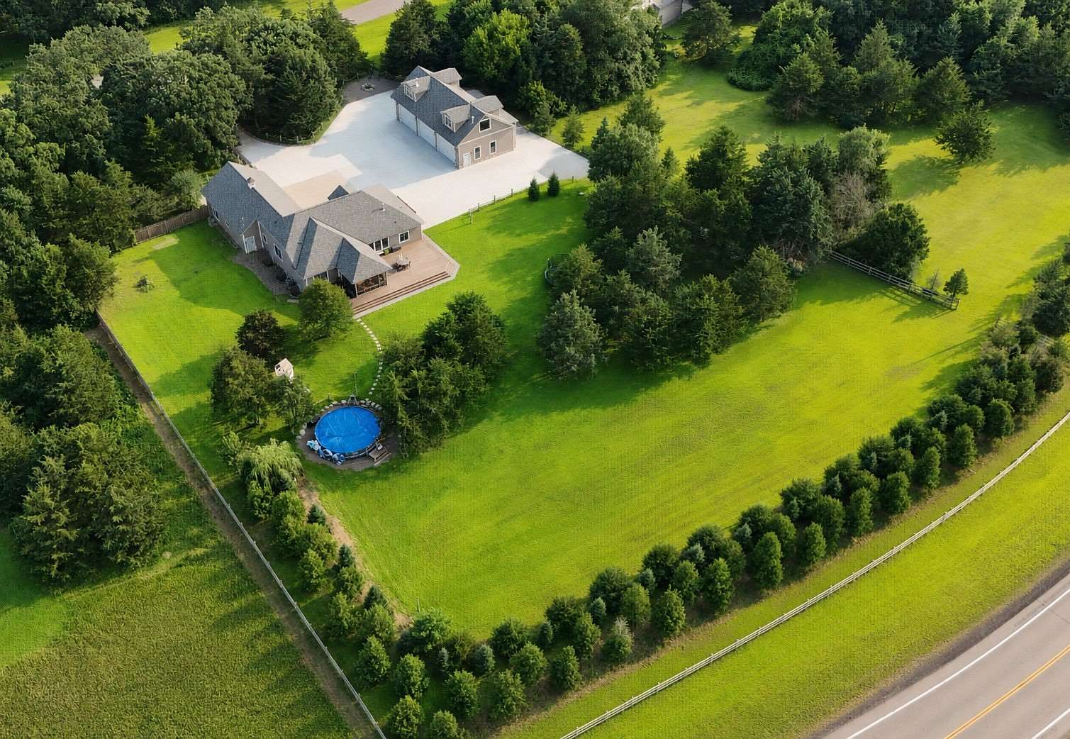 2.5 Acres of Land with Home for Sale in Big Lake, Minnesota
