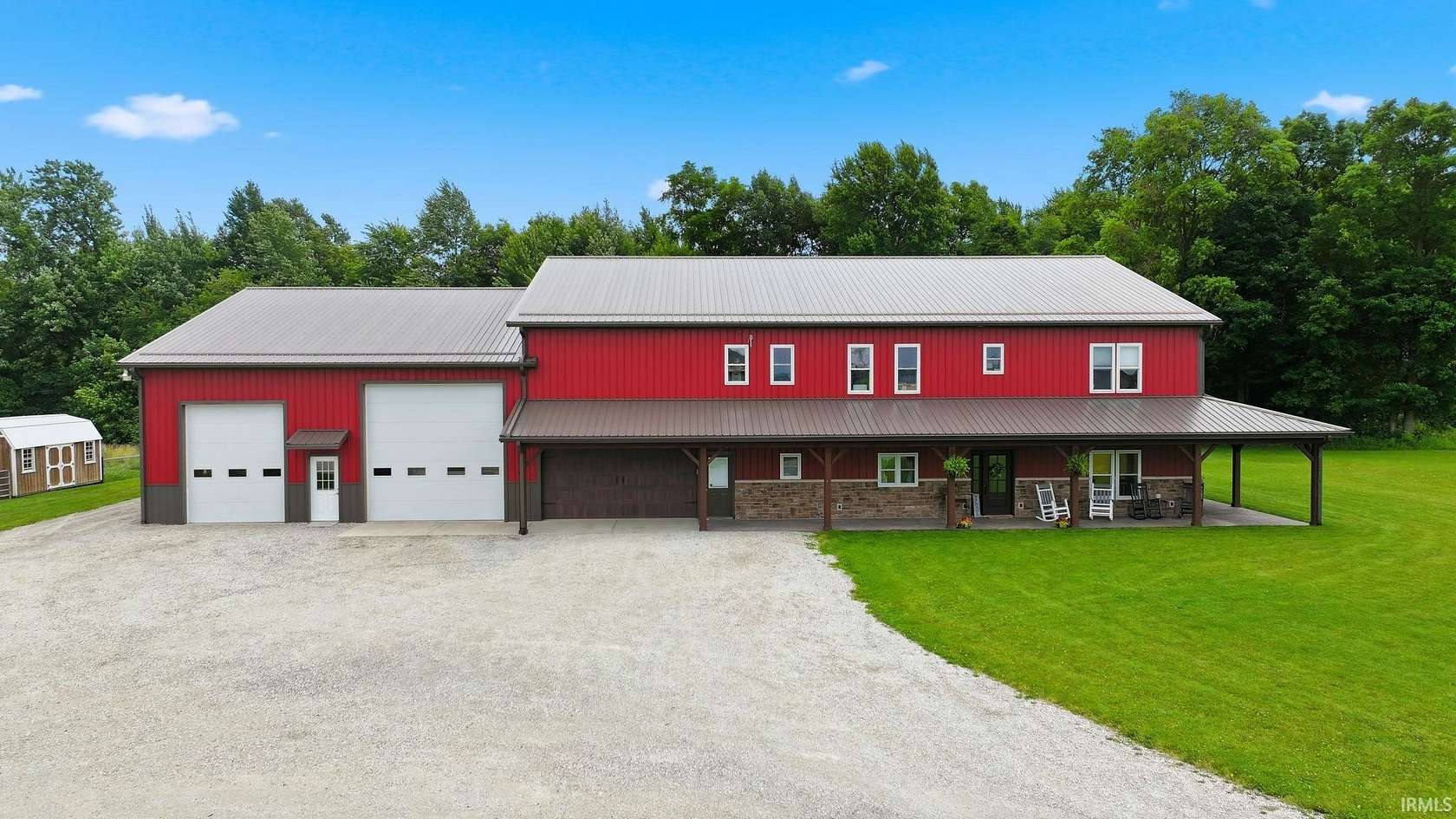 11 Acres of Land with Home for Sale in Ligonier, Indiana